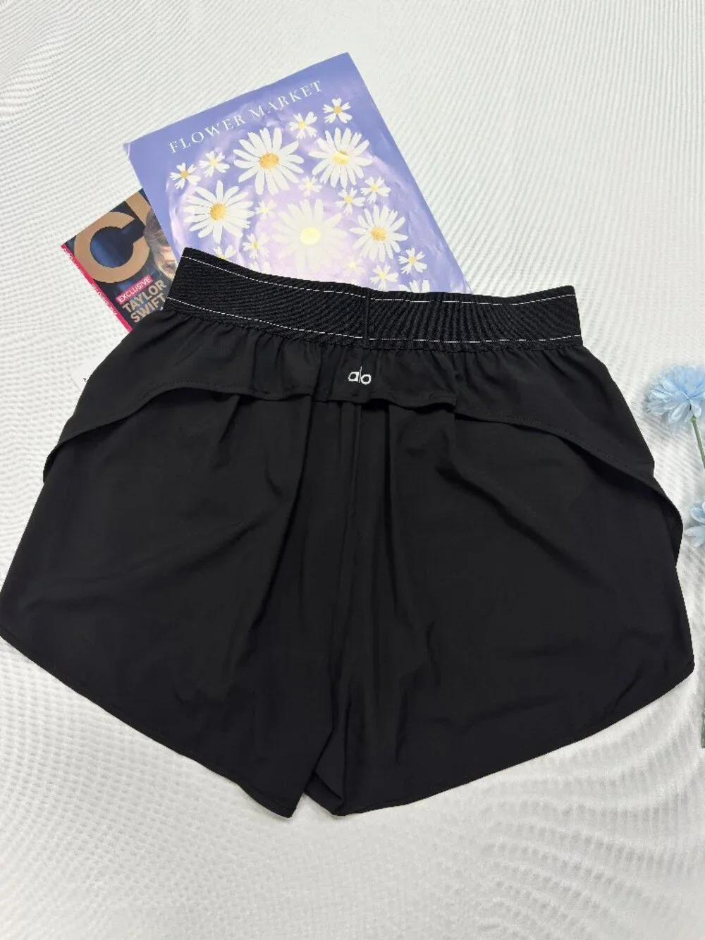 NWT🎪ALO Yoga Sporty Match Point Short Black Tennis Active Shorts🎾